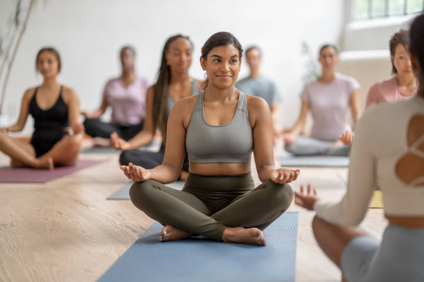 People dancing at a Vinyasa event