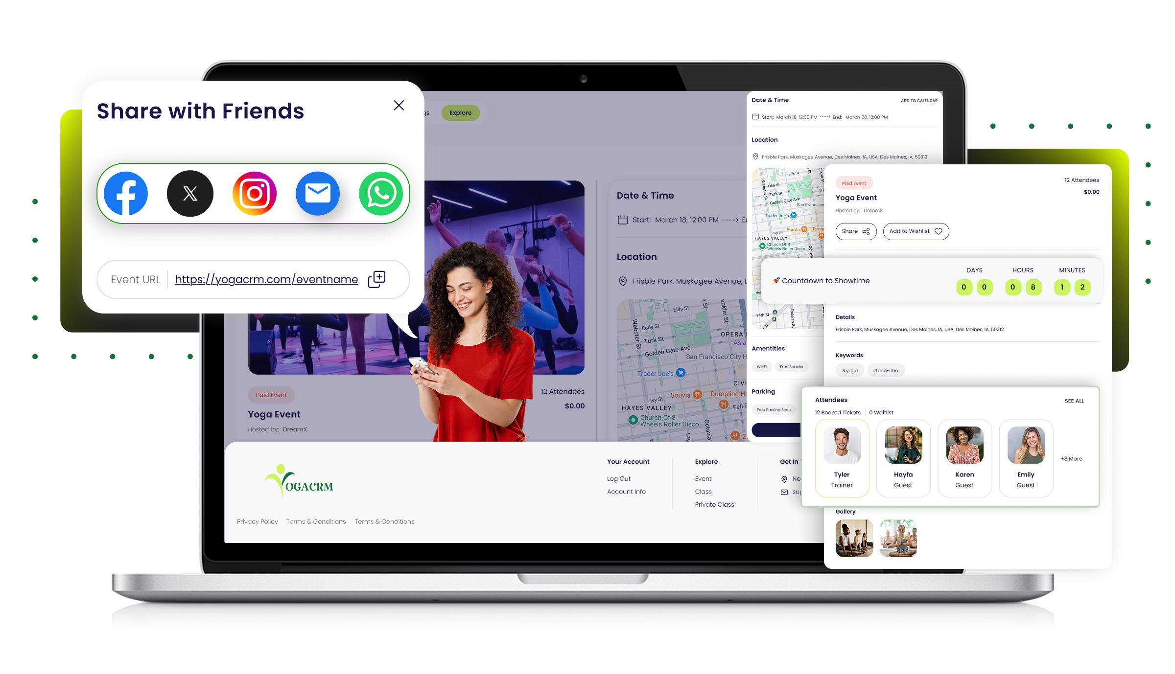 YogaCRM payment processing
